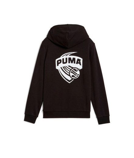 Sweat Puma Basketball Posterize Enfant Noir 2