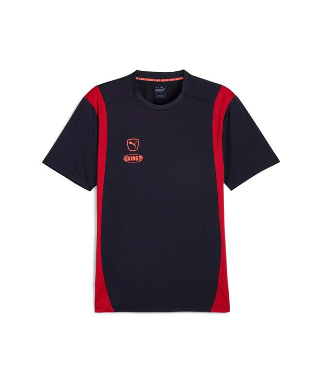 Moletom de Futebol Puma King Pro, New Navy Dark Crims, Homem