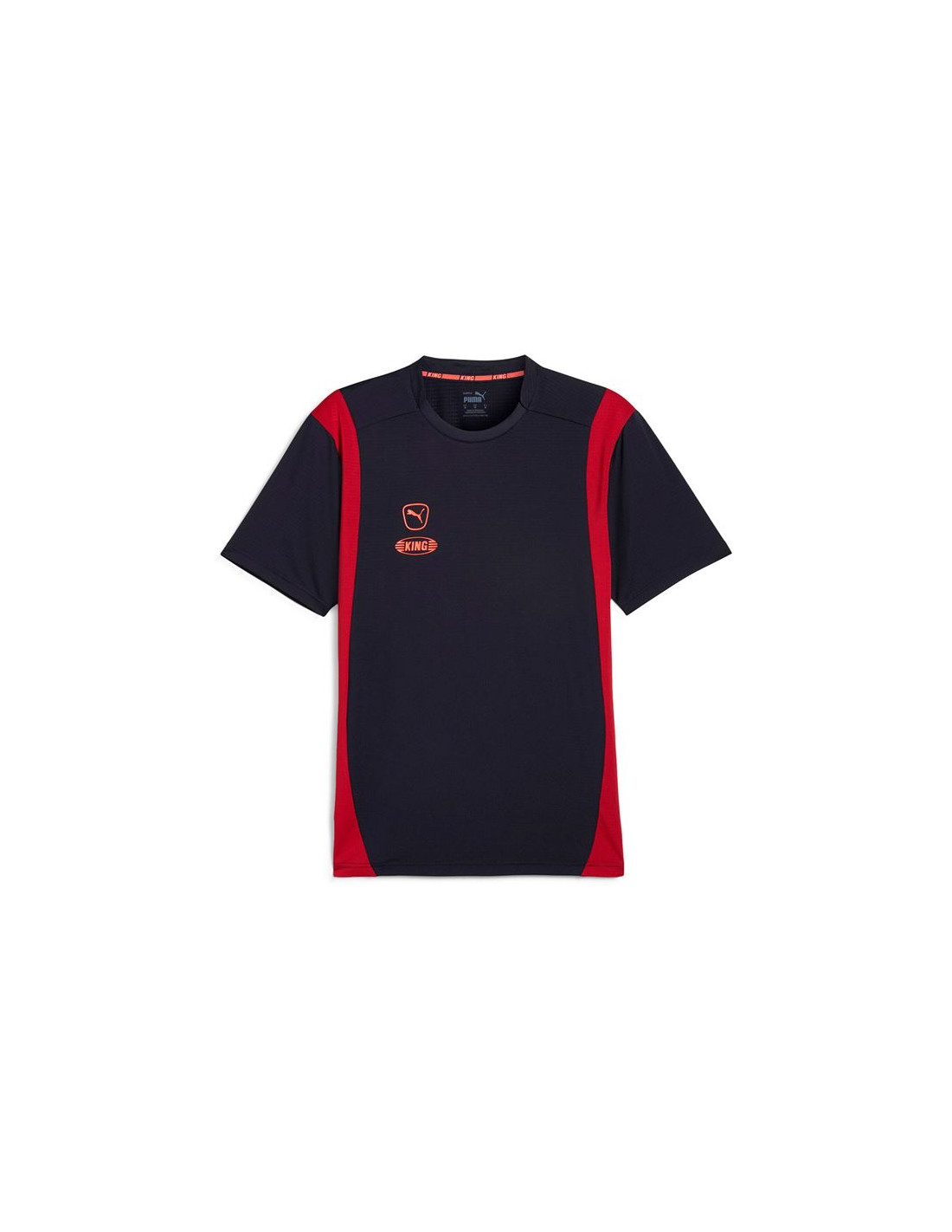 Camiseta de Fútbol Puma King Pro ,New Navy Dark Crims, Hombre