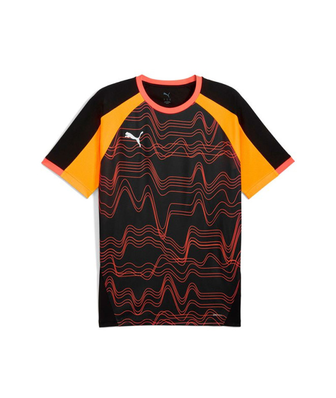 Moletom de Futebol Puma Individualliga Graph, Black Glo, Homem