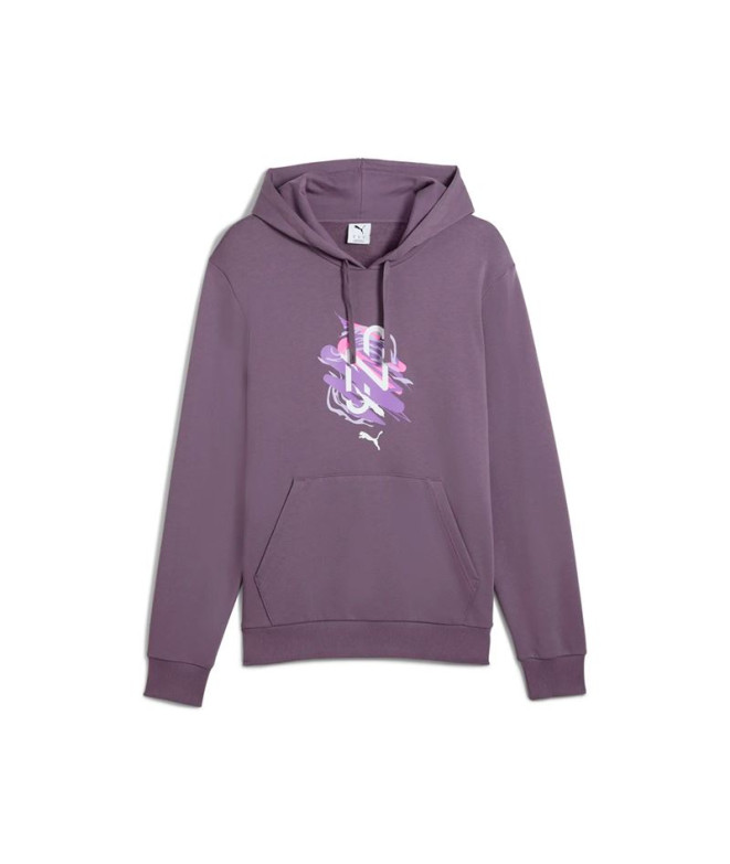 Moletom de Futebol Puma Neymar Creativity, Roxo Charcoa, Homem