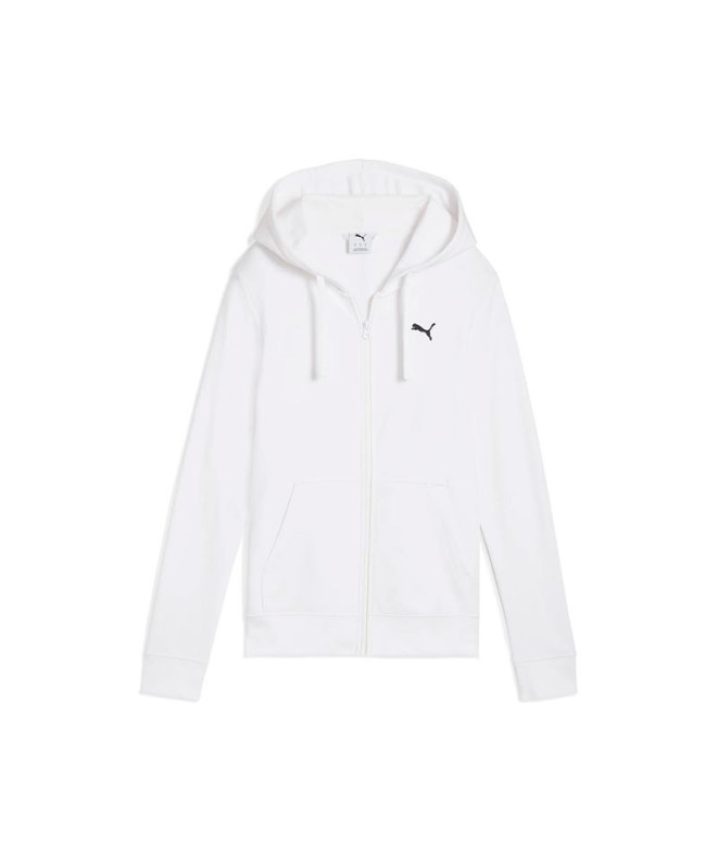 Veste Puma Essentials Full-Zip Blanc Femme