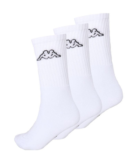 Pack de 3 meias Kappa Middly White