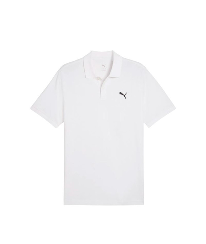 Camiseta Puma Essentials Pique Polo, Branco, Homem