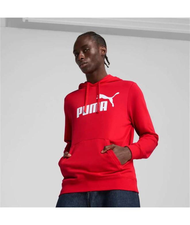 Moletom Puma Essentials No 1 Logo Vermelho