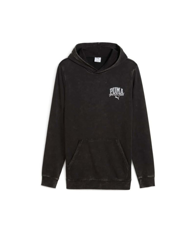 Sweat Puma Class Washed Ho, Noir Homme
