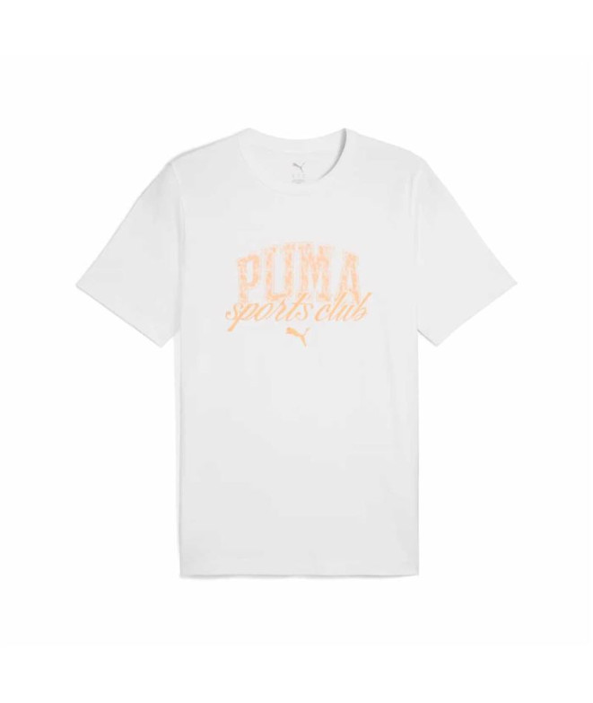 Camiseta Puma Class Graphic T, White Hombre