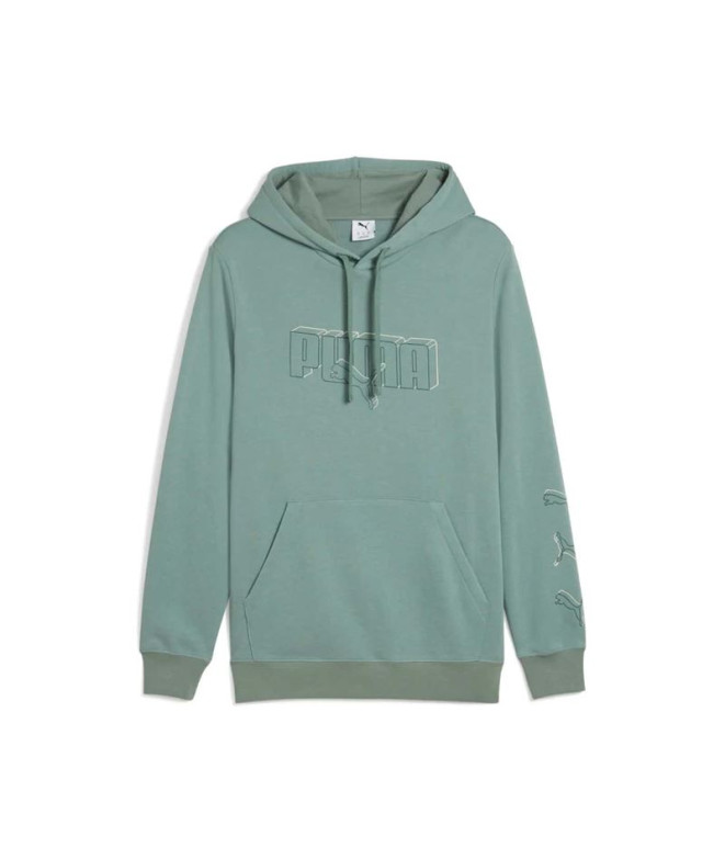 Sudadera Puma Essentials Logo Lab Executi,Green Moon Hombre