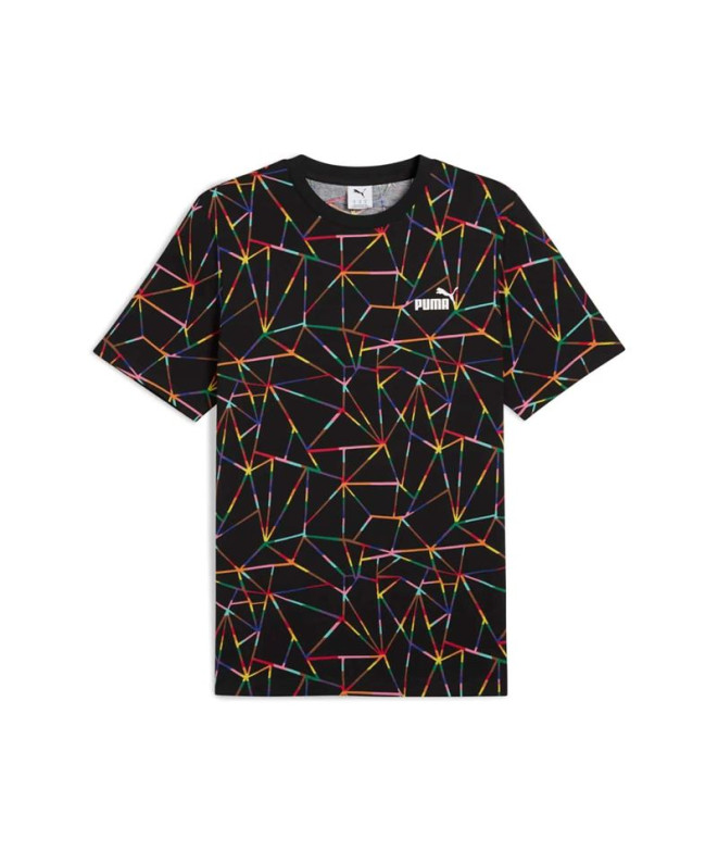 Camiseta Puma Love United Aop Black Homem