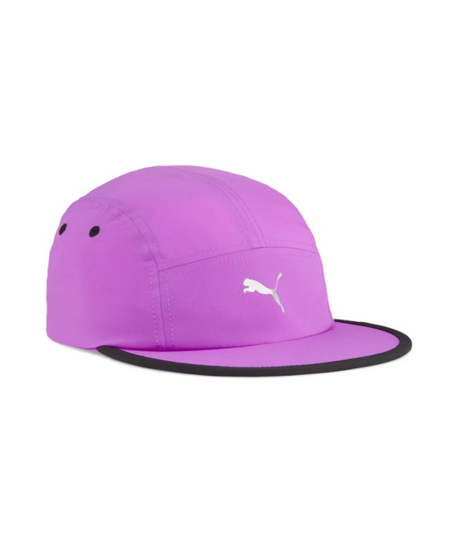 Boné de Running Puma Essentials Running 5 Panel, Wild Berry, Homem