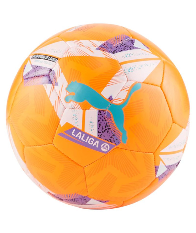 Bolas de Futebol Puma Orbita Laliga 1, Laranja Fluorescente, ini unissex
