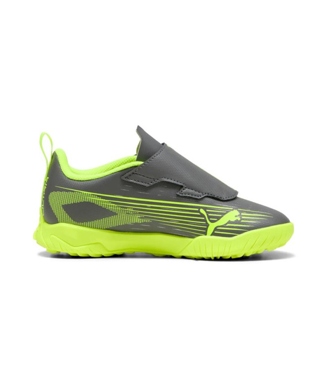 Botas de futebol Puma Ultra 5 Play V Tt Infantil Matte Aged Prateado