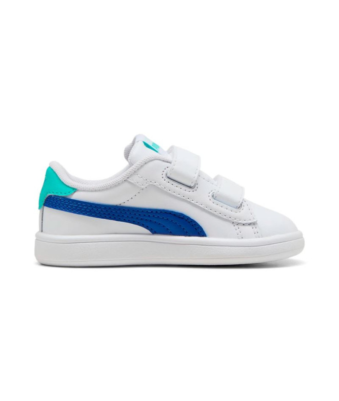 Sapatilhas Puma Smash 3.0 L V I, Branco Vivi, Menino