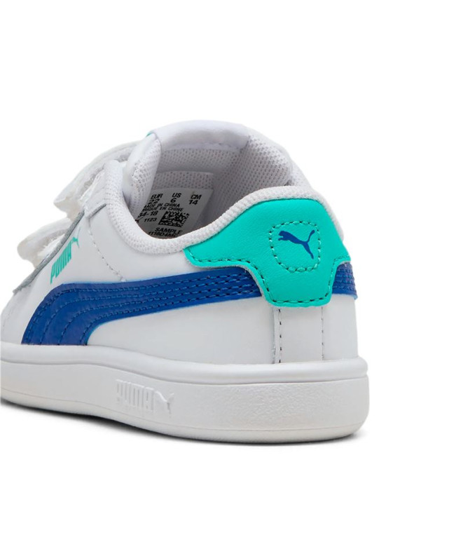 Sapatilhas Puma Smash 3.0 L V I, Branco Vivi,...