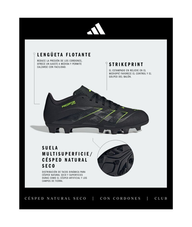 Bottes de Football adidas Predator Club Fg/Mg...