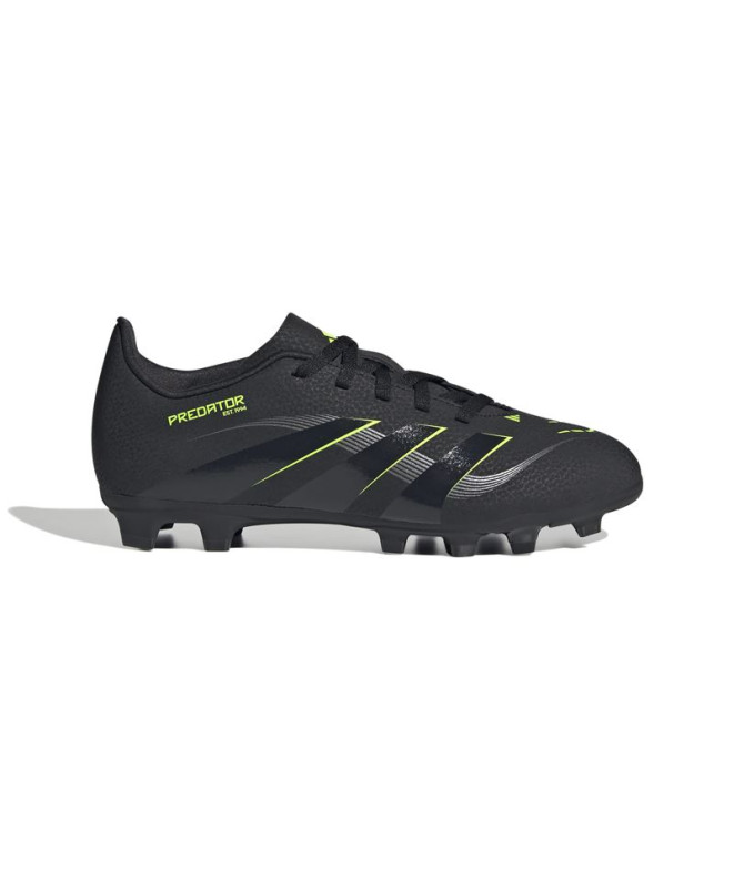 Bottes de Football adidas Predator Club Fg/Mg Enfant Noir/Jaune