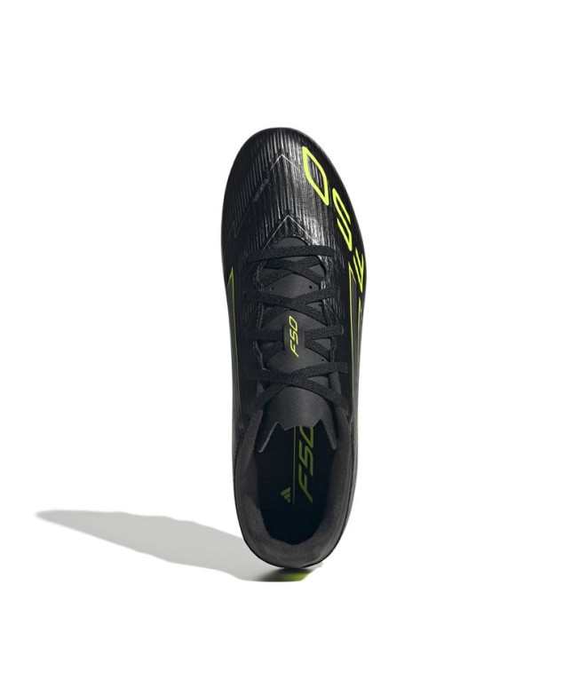 Bottes de Football adidas F50 Club Fg/Mg Noir/Gris