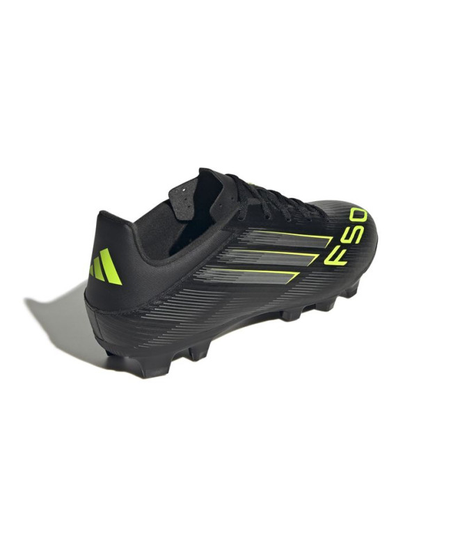 Bottes de Football adidas F50 Club Fg/Mg Noir/Gris