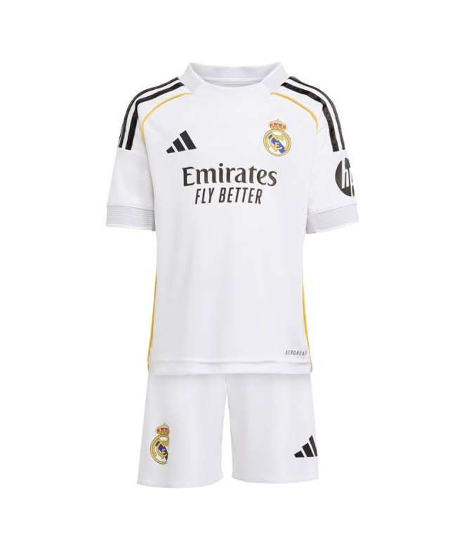 Ensemble de Football adidas Real Madrid H Mini Enfant Blanc
