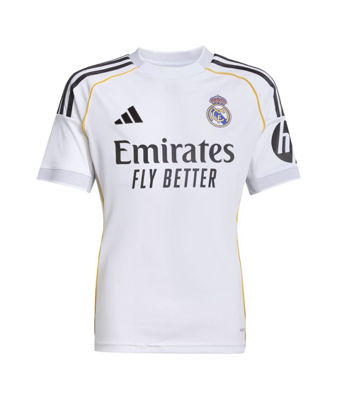 T-shirt de Football adidas Real Madrid H Jsy Enfant Blanc