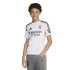 Camiseta de Futebol adidas Real Madrid H Jsy 25/26 Infantil Branco