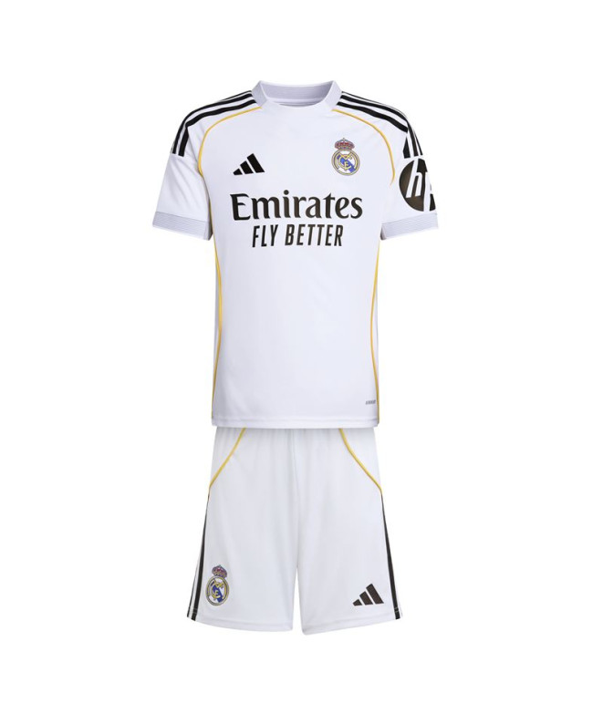Ensemble de Football adidas Real Madrid H Kit Enfant Blanc