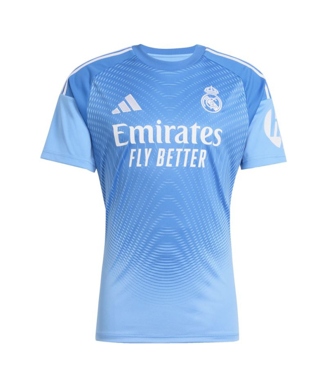Camiseta de Futebol adidas Real Madrid H Gk Jsy Homem Azul