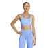 Brassiere de sport de Fitness adidas Powereact Bra Femme Bleu