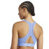 Brassiere de sport de Fitness adidas Powereact Bra Femme Bleu