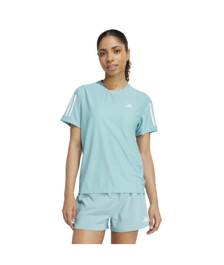 T-shirt de Running adidas Own the run B Femme Bleu 2