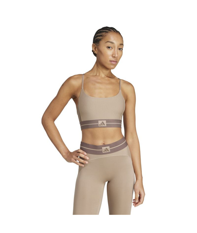 Sujetador Deportivo de Fitness adidas Hyg Rib...