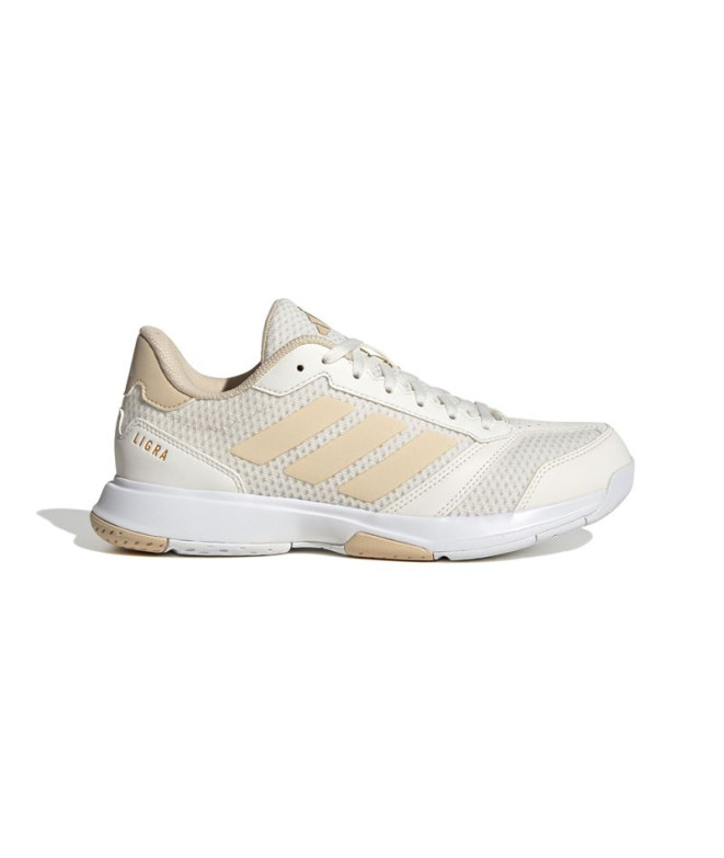Chaussures de Handball adidas Ligra 8 Femme Blanc