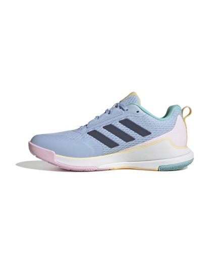 Chaussures de Handball adidas Novaflight 2 Femme Bleu 2