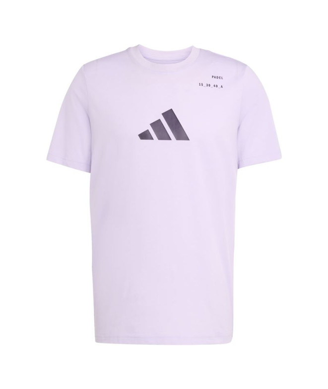 Camiseta de Pádel adidas Padel Cat G Hombre Lila