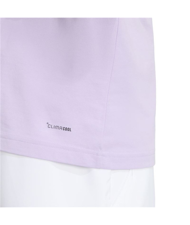 Camiseta de Pádel adidas Padel Cat G Homem Lilás