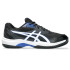 Sapatilhas de Tênis ASICS Gel-Game Gs Clay/Oc Infantil Preto/Branco