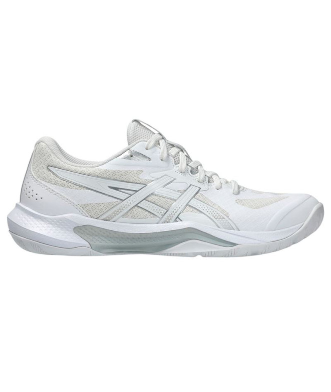 Sapatilhas de Andebol ASICS Gel-Tactic 13 Mulher Branco/Prata