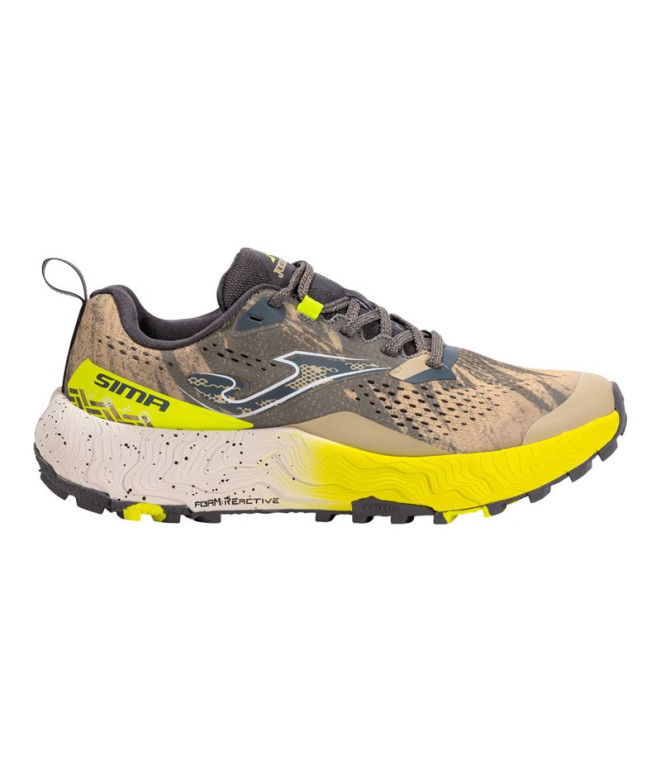 Zapatillas de Trail Sima 2526 Beige Hombre