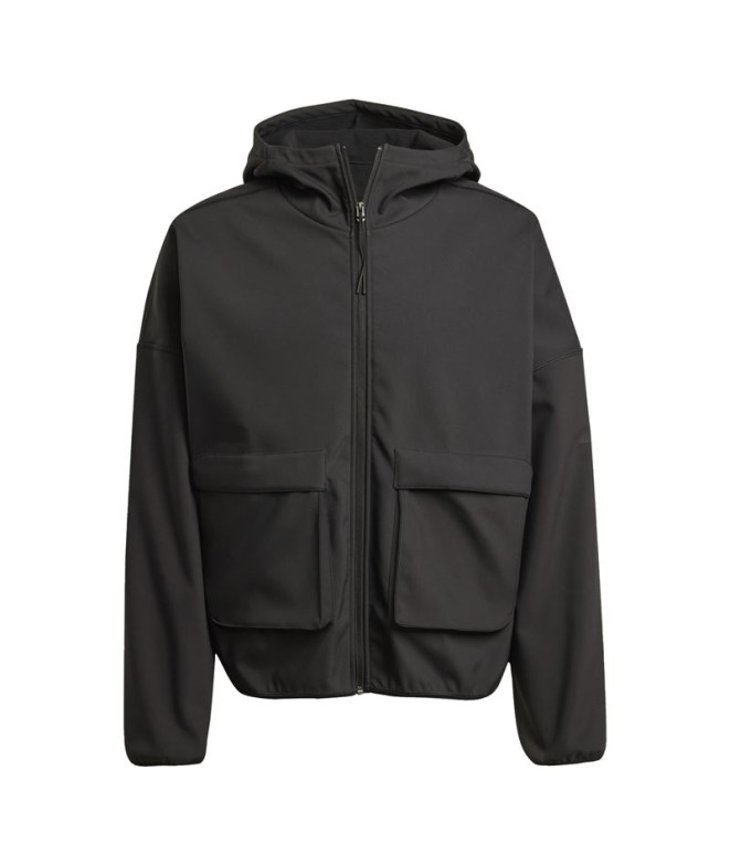 Moletom adidas Ce Q1 Pr Fzhd Homem Preto
