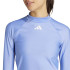 Maillot de bain de Natation adidas Ls Rashgd Femme Bleu