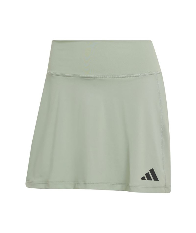 Falda de Fitness adidas Optime Skort Mujer Verde