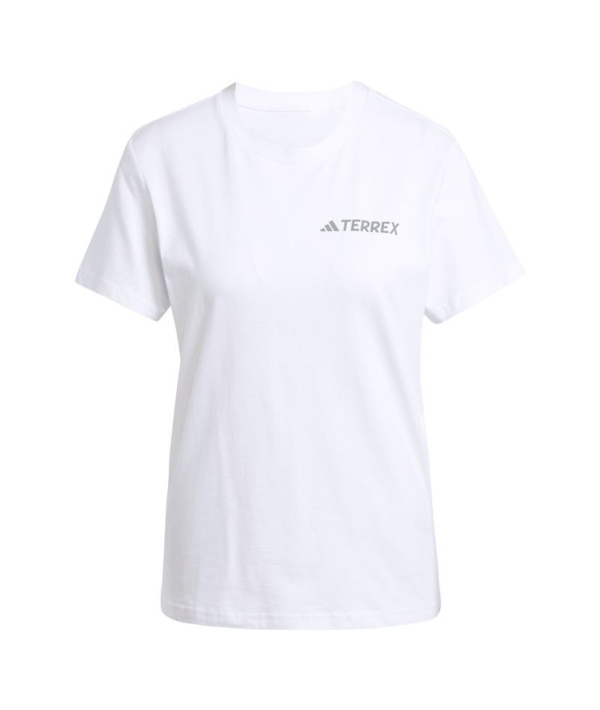 Camiseta de Montaña adidas Tx Mountain Tee Mujer Blanco