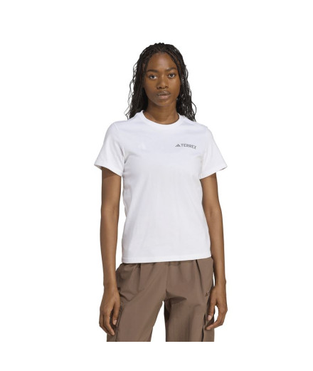 T-shirt de Montagne adidas Tx Mountain Tee Femme Blanc 2
