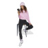 Moletom adidas Jg Future Icons Aop Top Menina Rosa
