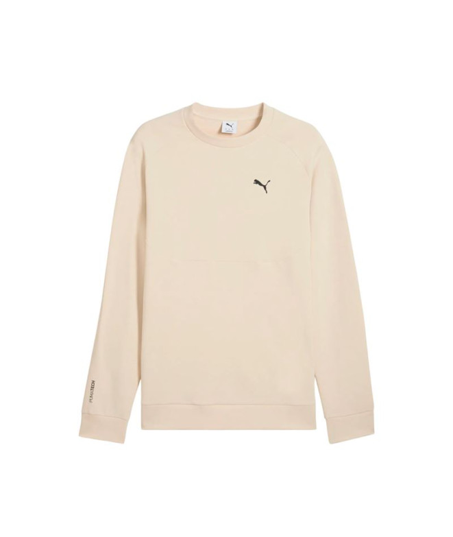 Sudadera Puma tech Crew Dk,Alpine Snow Hombre
