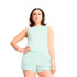 Camiseta Puma Essentials No. 1 Logo Slim,Peaceful Blue Mujer