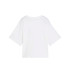 Camiseta Puma Essentials Cropped No. 1 Lo, White, Mujer