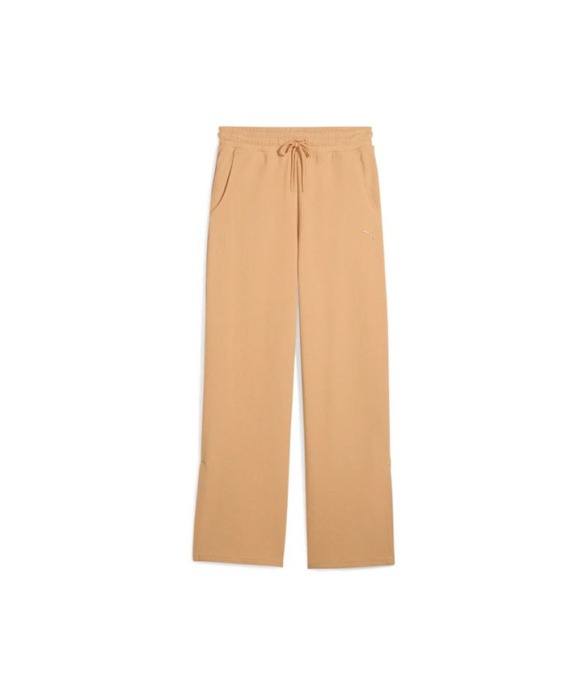 Calça Puma Her Comfort High-Wai, Warm Beige Mulher
