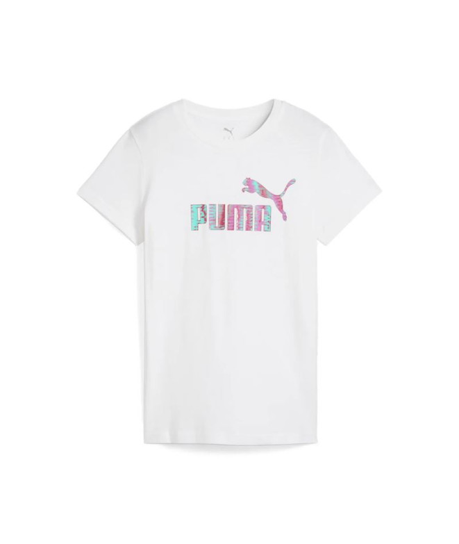 Camiseta Puma Essentials Nature 2.0 White Mujer