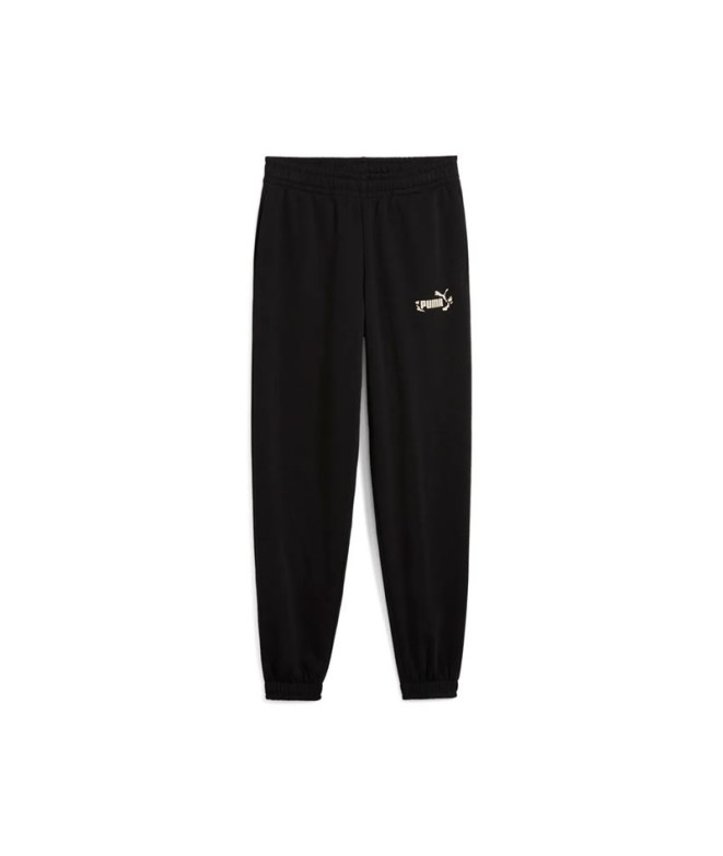 Pantalon Puma Flaming Love Sweatpa, Noir, Fille